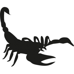 Sticker Scorpion stylisé