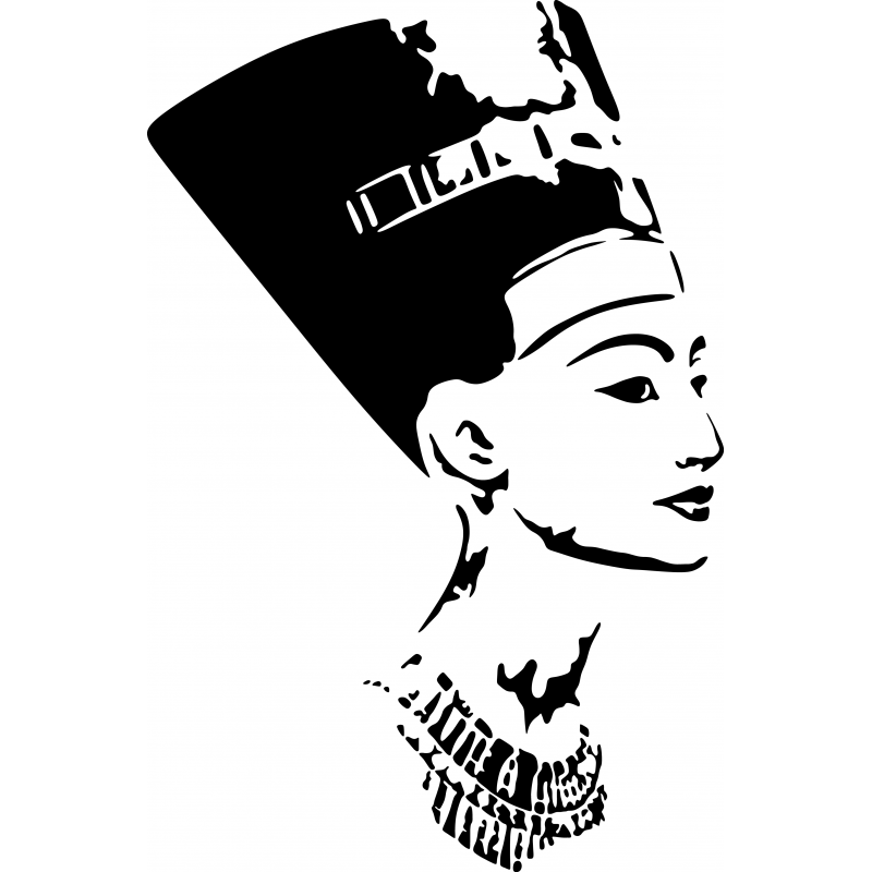 La Reine Nefertiti Egypte Voiture Vinyle Autocollant-sélectionnez la taille